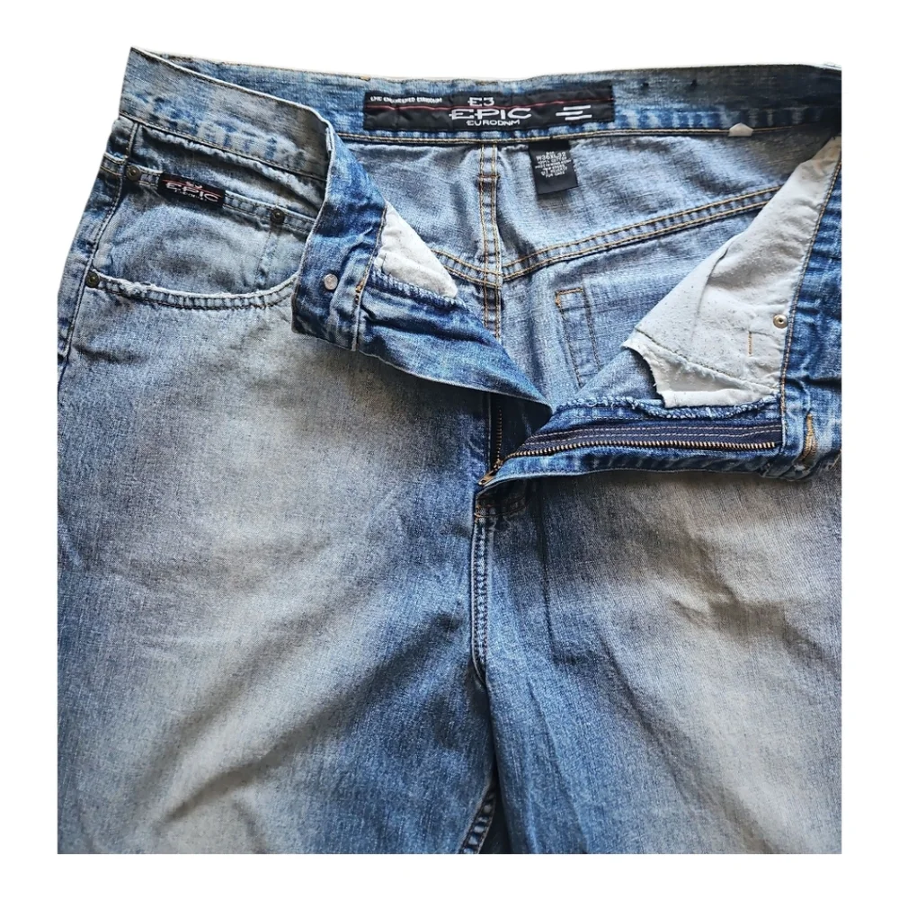 E3 EPIC Engineered Eurodnm Jeans. Vintage Y2K Baggy Loose Fit. Mens 36/32
